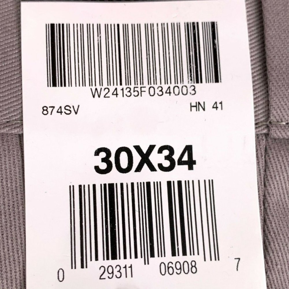 Dickies Original Fit 874 Mens Work Pants Gray 30 - Picture 5 of 6